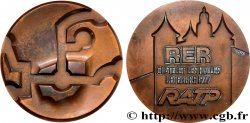QUINTA REPUBLICA FRANCESA Médaille, RER Châtelet les Halles, RATP