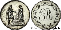 AMOUR ET MARIAGE Médaille de mariage, Couple antique TTB