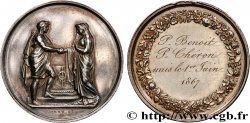 AMOUR ET MARIAGE Médaille de mariage, Couple antique