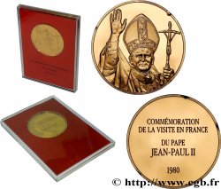 JOHN-PAUL II (Karol Wojtyla) Médaille, Commémoration de la visite du Pape Jean-Paul II en France