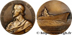 QUINTA REPUBLICA FRANCESA Médaille, Le cuirassé Richelieu, refrappe