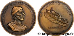 PERSONNAGES CELEBRES Médaille, Commandant Cousteau, la Calypso