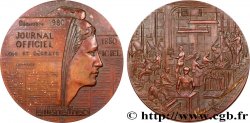 QUINTA REPUBBLICA FRANCESE Médaille, Centenaire du journal officiel