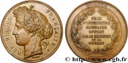 TERZA REPUBBLICA FRANCESE Médaille, prix d’instruction militaire