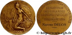 TERZA REPUBBLICA FRANCESE Médaille, ville de Paris, Exposition des cocardes de mimi Pinson