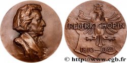 ARTISTES : GRAVEURS, PEINTRES, SCULPTEURS Médaille, Frédéric Chopin