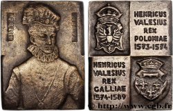 HENRI III Plaquette, Henri III de Valois TTB+