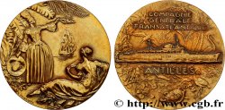 TROISIÈME RÉPUBLIQUE Médaille, Paquebot Antilles