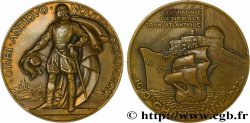TROISIÈME RÉPUBLIQUE Médaille, Paquebot Champlain, Compagnie Générale Transatlantique