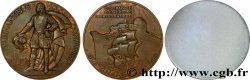 CINQUIÈME RÉPUBLIQUE Médaille, Paquebot Champlain, Compagnie Générale Transatlantique