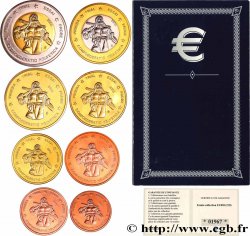 EUROPA Série de 8 médailles, Essai Euros Confédération Helvétique