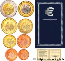 EUROPA Série de 8 médailles, Essai Euros Saint Marin