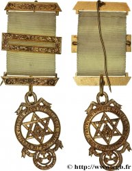 FREEMASONRY Médaille, refrappe bijou maçonnique géorgien de Thomas Harper