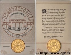 UNITED STATES OF AMERICA Médaille, Ellis Island
