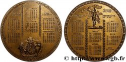 V REPUBLIC Médaille calendrier de l’année 1966