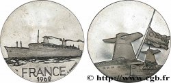 FUNFTE FRANZOSISCHE REPUBLIK Médaille, Paquebot France