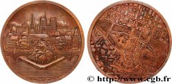 CUARTA REPUBLICA FRANCESA Médaille, Paris et l’île de la Cité par Pierre Turin