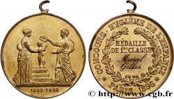 TERCERA REPUBLICA FRANCESA Médaille, Hygiène de l’enfance