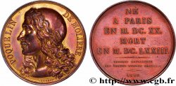 METALLIC GALLERY OF THE GREAT MEN FRENCH Médaille, Poquelin de Molière