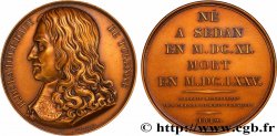 GALERIE MÉTALLIQUE DES GRANDS HOMMES FRANÇAIS Médaille, Henri de la Tour d’Auvergne, Vicomte de Turenne, refrappe