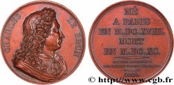 METALLIC GALLERY OF THE GREAT MEN FRENCH Médaille, Charles le Brun