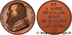 METALLIC GALLERY OF THE GREAT MEN FRENCH Médaille, Maximilien de Béthune, duc de Sully, refrappe