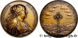 LOUIS XIV THE GREAT or THE SUN KING Médaille, Anne d’Autriche, éducation de Louis XIV, refrappe