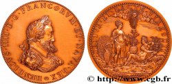 HENRY IV Médaille, Junon et la Fortune, refrappe