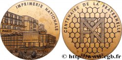QUINTA REPUBLICA FRANCESA Médaille, Centenaire de la Fraternelle