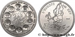 CINQUIÈME RÉPUBLIQUE Médaille, Essai, Dernière année des 12 pays de l’Euro