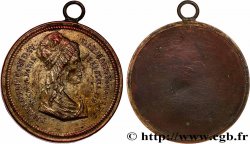 MARIE-ANTOINETTE, REINE DE FRANCE Médaille, commémoration de la mort de Charlotte Corday Darmans, tirage uniface