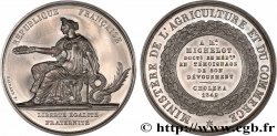 DEUXIÈME RÉPUBLIQUE Médaille, Récompense choléra