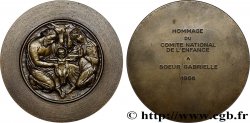 CUARTA REPUBLICA FRANCESA Médaille, Hommage du comité national de l’enfance