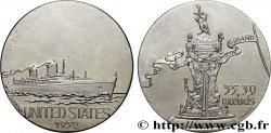QUINTA REPUBBLICA FRANCESE Médaille, Paquebot United States