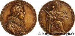 LOUIS XIII  Médaille, Louis XIII, Élévation des nations, frappe postérieure