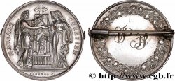 AMOUR ET MARIAGE Médaille, Mariage chrétien, transformée en broche