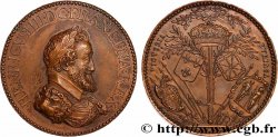 HENRY IV Médaille, Victoire d’Ivry, refrappe AU