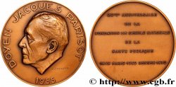 SCIENCES & SCIENTIFIQUES Médaille, Jacques Parisot, 25e anniversaire de la fondation de l’école nationale de la santé publique