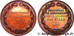 III REPUBLIC Médaille, Assistance Publique, témoignage de satisfaction