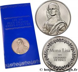 THE 100 GREATEST MASTERPIECES Médaille, Mona Lisa de De Vinci