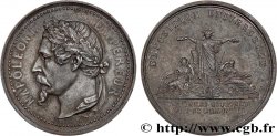 SECOND EMPIRE Médaille, Exposition universelle, La France couronne l’art et l’industrie AU