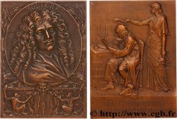 ARTISTS : ENGRAVORS, PAINTERS, SCULPTORS Plaquette, Tri-centenaire de Molière