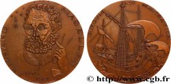 MER ET MARINE : PAQUEBOTS, NAVIRES, BATEAUX Médaille, Fernand de Magellan