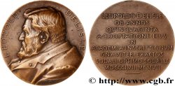 III REPUBLIC Médaille, Léopold Delisle