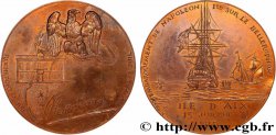 LUIGI XVIII Médaille, Embarquement de Napoléon pour Sainte-Hélène