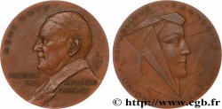 CUARTA REPUBLICA FRANCESA Médaille, René Coty, président de la république