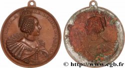 SAVOY - DUCHY OF SAVOY - VICTOR-AMADEUS I Médaille, Christine de Bourbon par Dupré, tirage uniface
