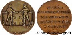 SUISSE - CONFÉDÉRATION HELVÉTIQUE Médaille, Centenaire de l’association de tir