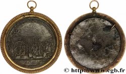 LOUIS XVI Médaille uniface, Arrivée du roi à Paris