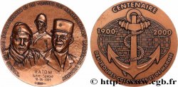CINQUIÈME RÉPUBLIQUE Médaille, Centenaire des troupes coloniales et de marine